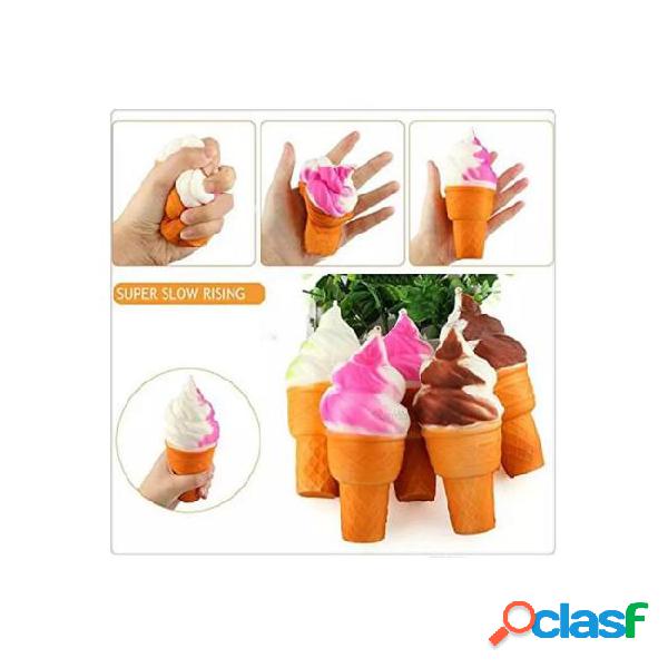 New cute jumbo rare squishy charm pu ice cream phone straps