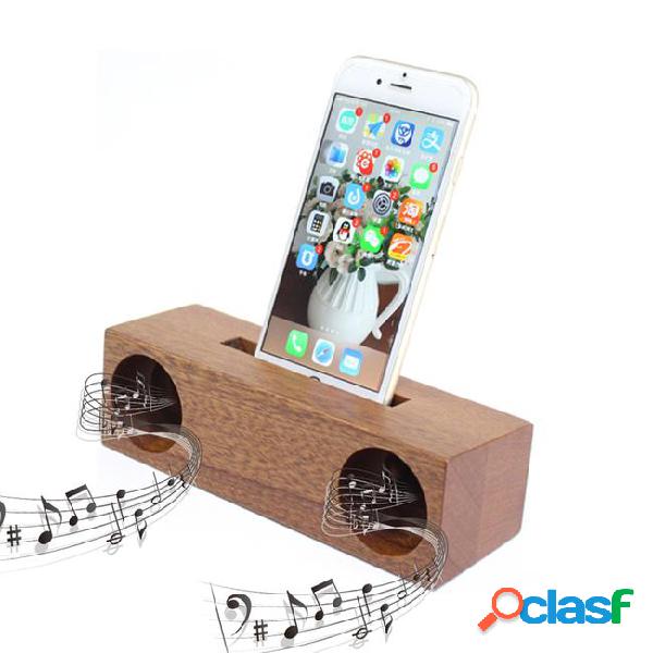New design high quality mini portable wood bamboo speaker
