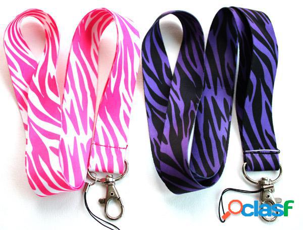 New fashion 300 pcs pink+purple zebra id card/ cell phone