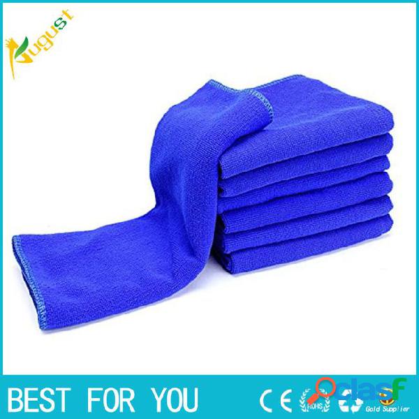 New hot 10pcs/set 30*70cm blue soft towel car cleaning