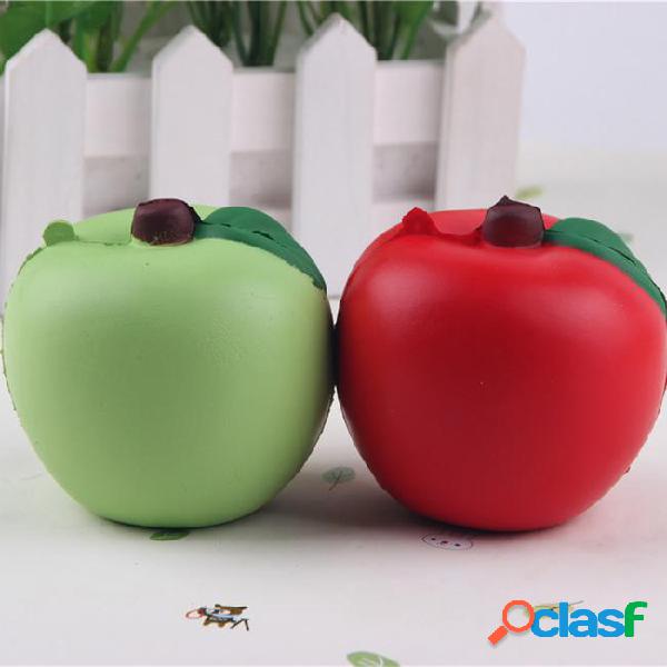 New! kawaii rare squishy slow rising mini apple 6cm pu soft