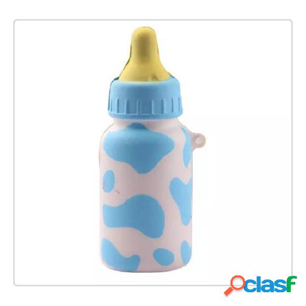 New kawaii squishies cellphone straps feeding milk bottle