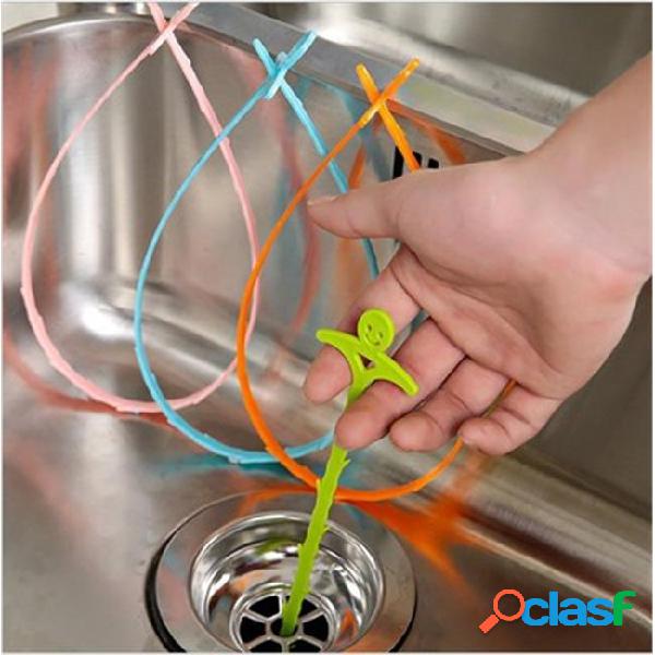 New kitchen snake fixed sink tub pine drain cleaner bathroom
