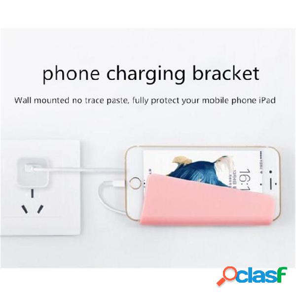 New mobile cell phone holder wall charger hanging holder