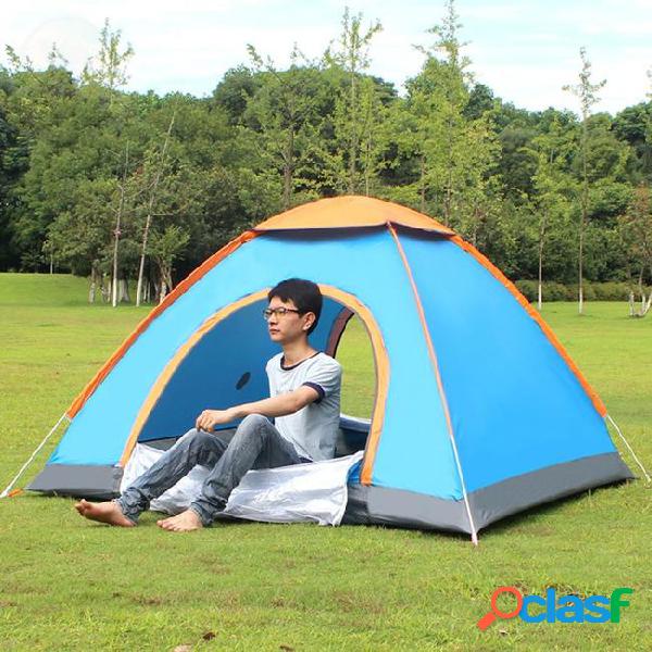 New outdoor lazy tents portable 3-4 person automatic tent