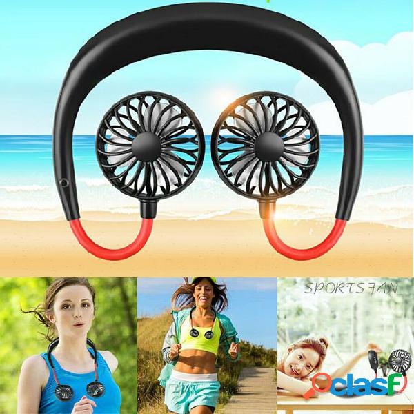 New portable usb rechargeable neckband lazy neck hanging