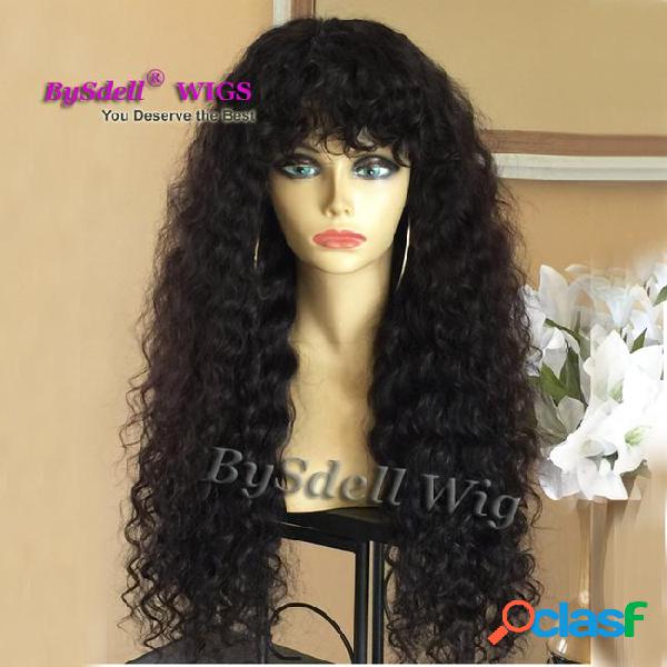 New trendy fashion curly hairstyle wig synthetic lace front