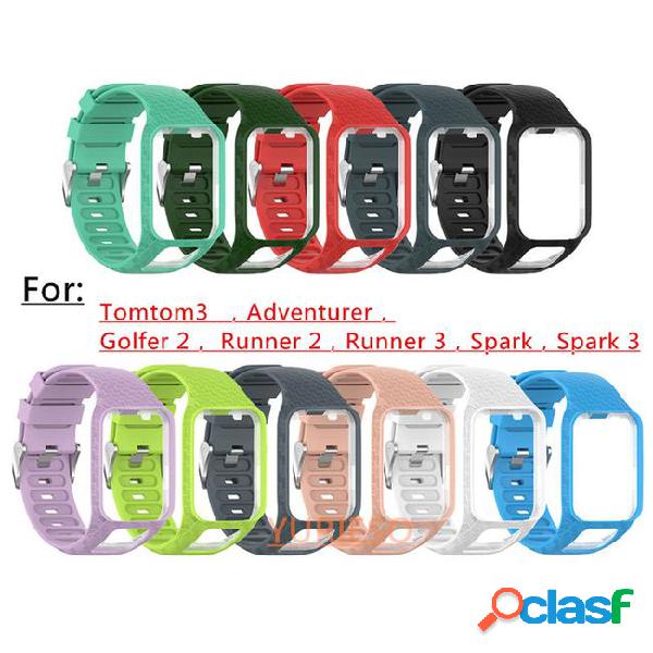 New watchband for tomtom 2 3 series watch strap silicone