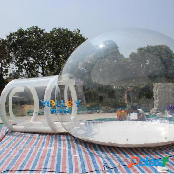 Nice outdoor camping tent inflatable clear dome tent for