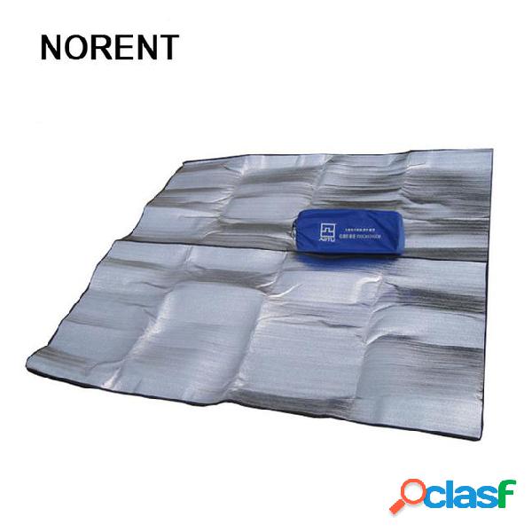 Norent outdoor portable foldable camping mat double-side