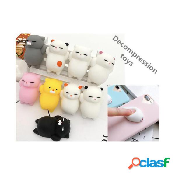 Novelty squishy squishy cute cat squeeze ball toy cute seals