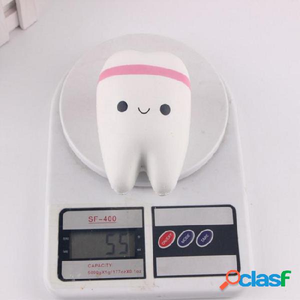 Now wholesale 10.5cm novelty jumbo squishy tooth slow rising