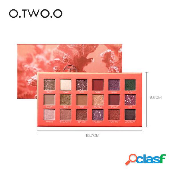 O.two.o 18 color ocean mystery eyeshadow palette