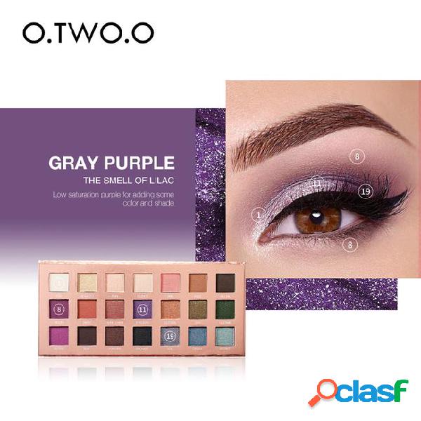 O.two.o 9994 21 color eyeshadow palette matte shimmer