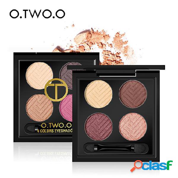 O.two.o brand 4 color pigments minerals powder eyeshadow