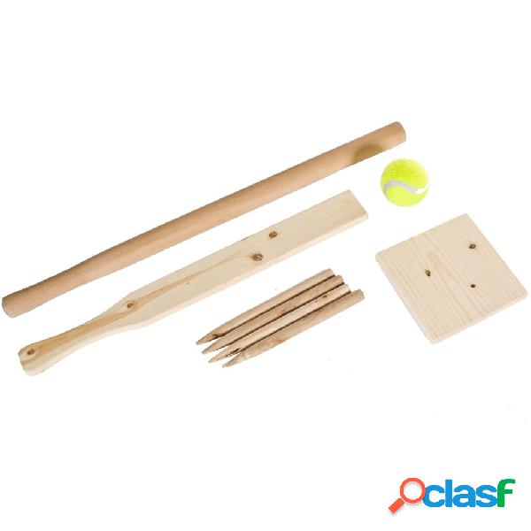 OUTDOOR PLAY Kit para juegos de pelotas Softball madera