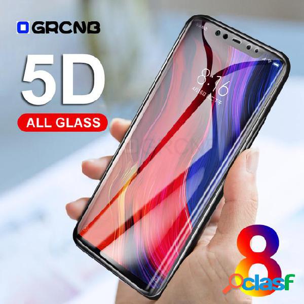 Ogrcnb 5d curved tempered glass for xiaomi mi 8 6x 6 full