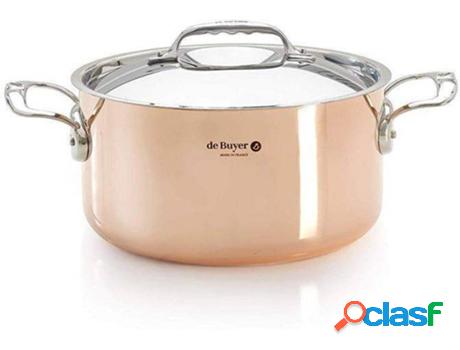 Olla en Cobre y Acero Inoxidable DE BUYER 16 cm