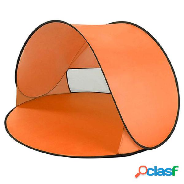 Orange outdoor camping tents instant up tent baby beach tent