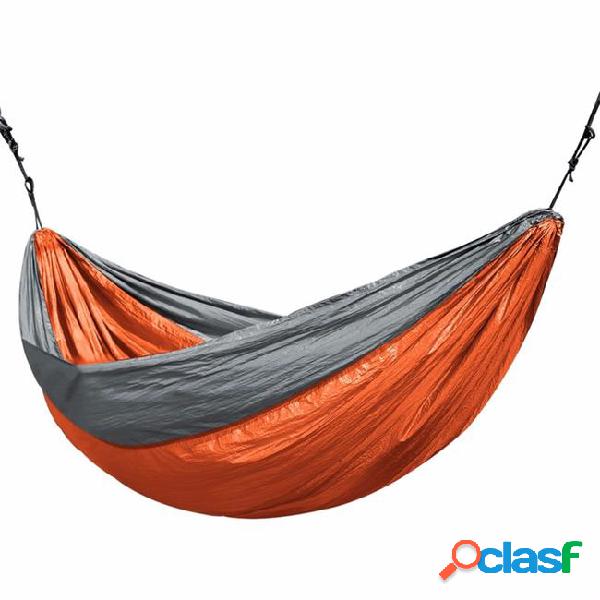 Outad 3.2*2m 400lbs larger double nylon camping hammock