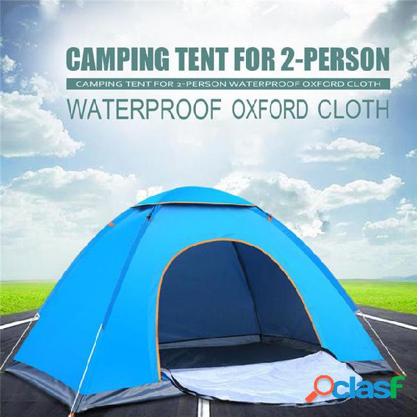 Outdoor beach tent double 2 person built speed open tent