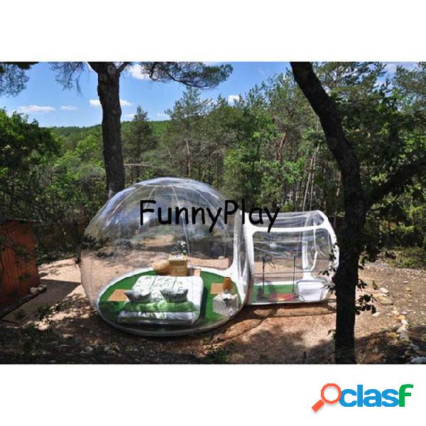 Outdoor bubble camping tent transparent beach tents with