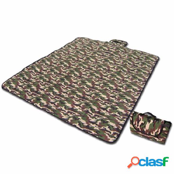 Outdoor camping 1.5x1.8m camouflage mat waterproof beach mat
