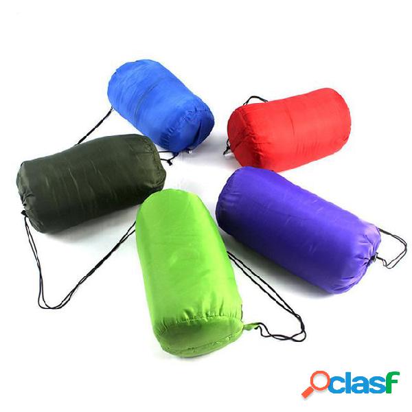 Outdoor camping adult envelope with cap sleeping bag ultra