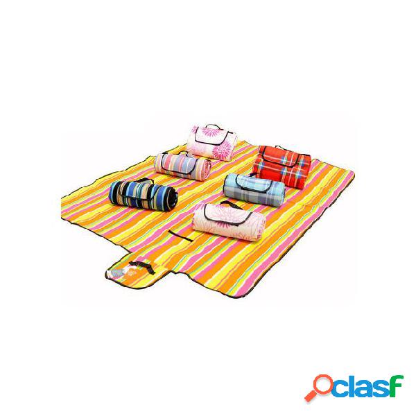 Outdoor camping beach fleece sleeping mat pad picnic park