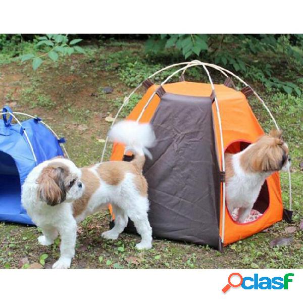 Outdoor camping pet tent bed portable indoor folding camping