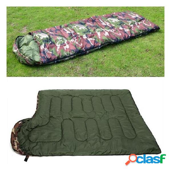 Outdoor camping sale high quality cotton sleeping bag