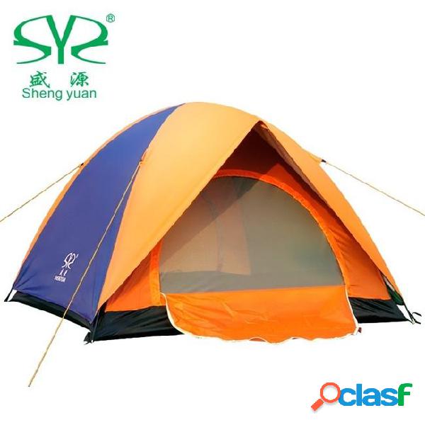 Outdoor camping tent 2&3 person double layer waterproof