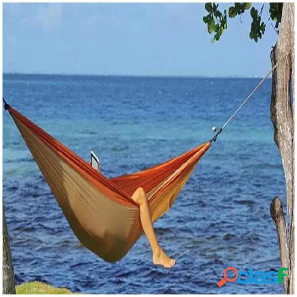 Outdoor camping traveling leisure parachute hammock portable