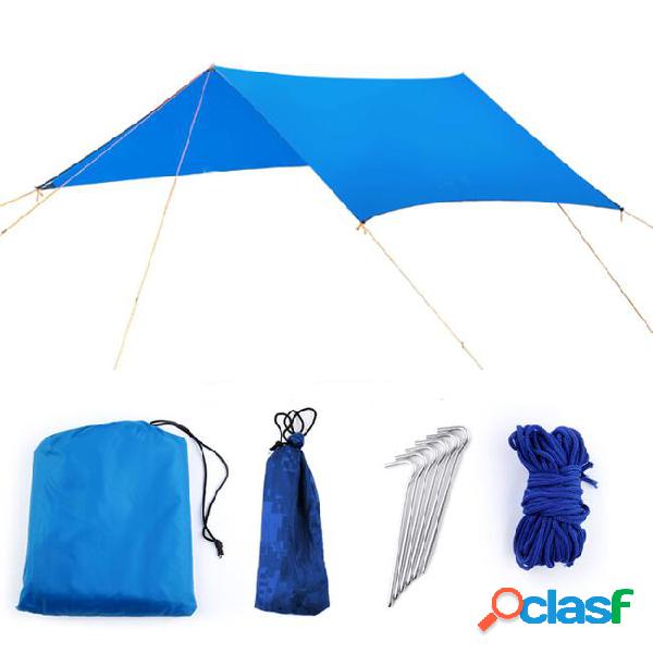 Outdoor camping ultralight tarp awning beach uv sun shelter