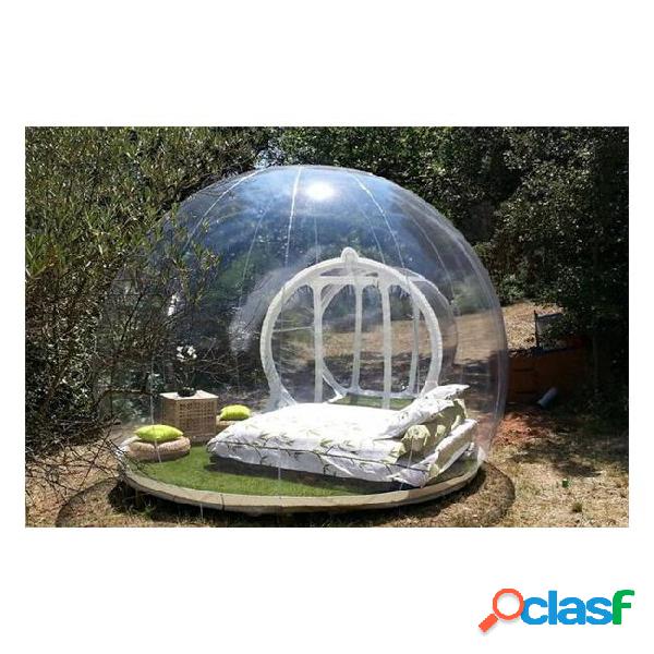 Outdoor clear camping bubble tent,clear inflatable lawn