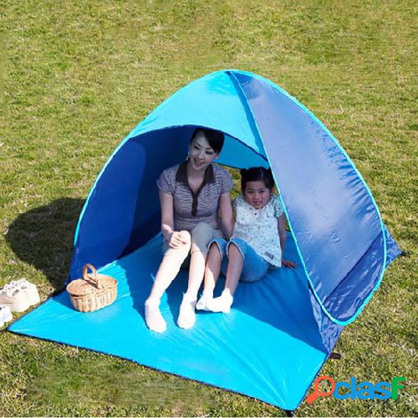 Outdoor hiking camping tent uv protection fully automatic