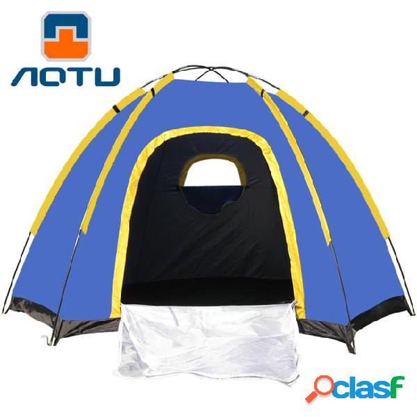 Outdoor outdoor camping tent 3-4 anti uv outdoor travel