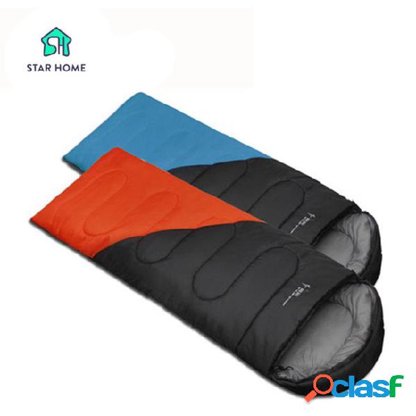 Outdoor sleeping bag waterproof envelope cotton single