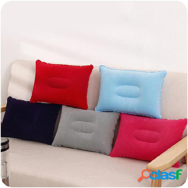 Outdoor square portable folding air inflatable pillow double