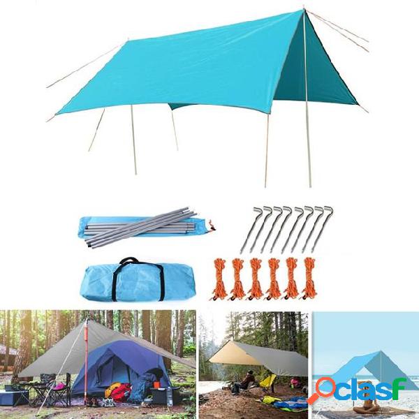 Outdoor sun shelter tarp waterproof tent shade yard garden