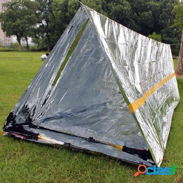 Outdoor tents sheelters 240*160cm waterproof sliver mylar