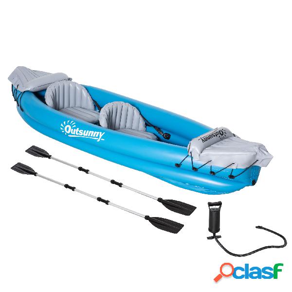 Outsunny Kayak Hinchable para 2 Personas Kayak Inflable