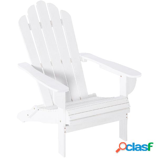 Outsunny Silla Adirondack de Madera Plegable Silla de