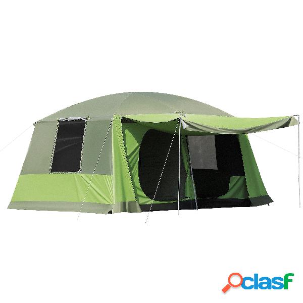 Outsunny Tienda de Campaña Familiar 4-8 Personas Carpa