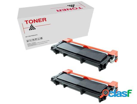 Pack 2 Tóners Compatibles Brother TN2320/TN2310