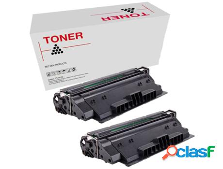 Pack 2 Tóners Compatibles HP CF214X 14X para Laserjet