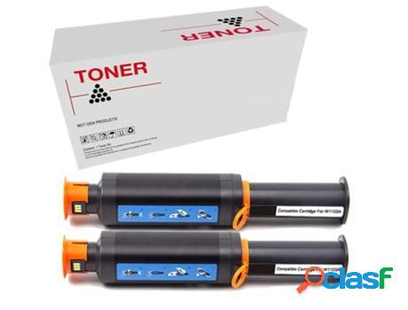 Pack 2 Tóners Compatibles HP W1108A 108A para Laser Ns MFP