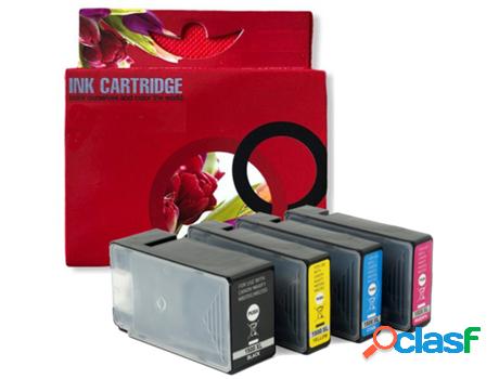 Pack 4 Cartuchos de Tinta Compatibles Canon PGI1500XL