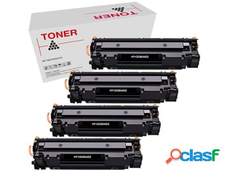 Pack 4 Tóners Compatibles HP Ce285A