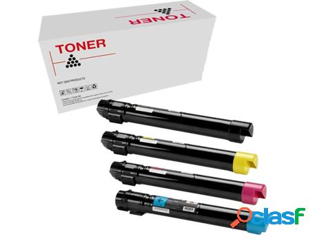Pack 4 Tóners Compatibles Phaser 7800 Xerox Phaser 7800